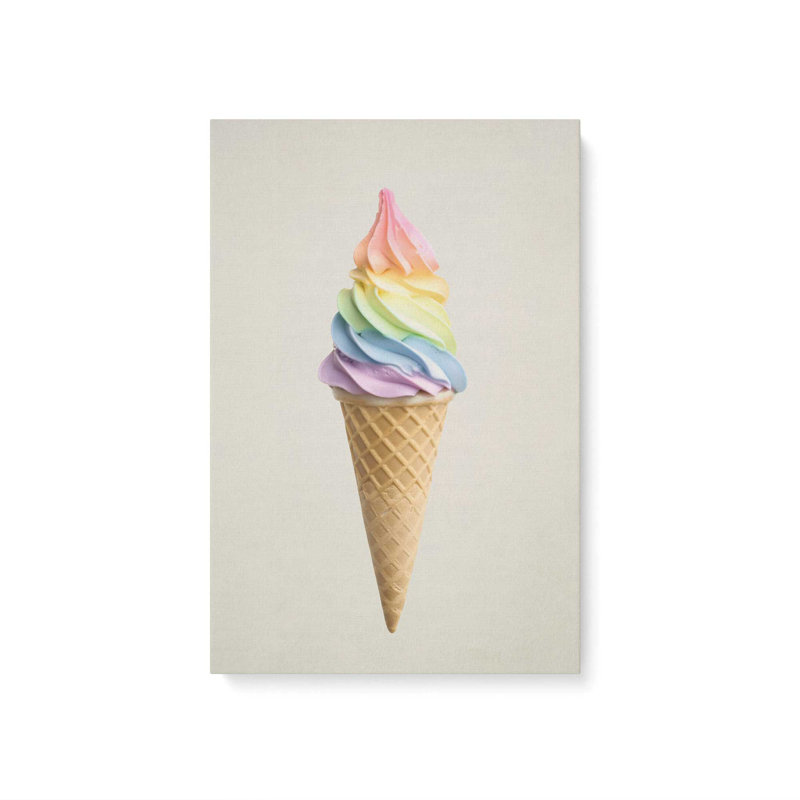 Toile roulée Taste Of Rainbow, H 18 po x l 12 po x P 1,25 po, Toile tendue