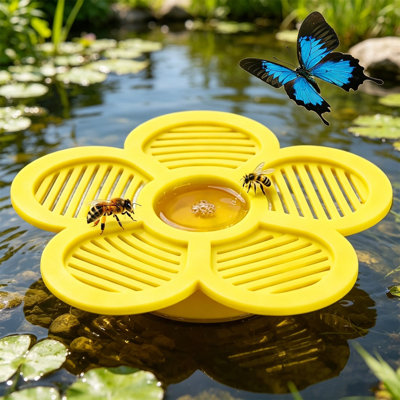 Patin d'atterrissage flottant pour pollinisateurs d'eau