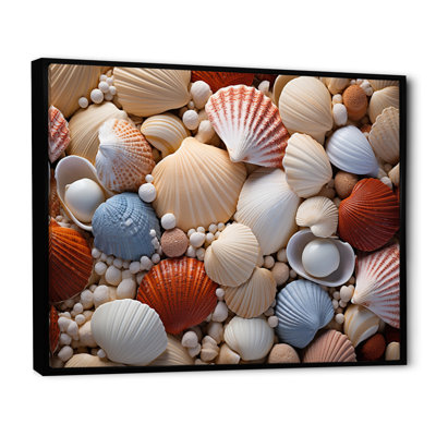 «Beach Photo Seashell Symphony III», reproduction d'art sur toile