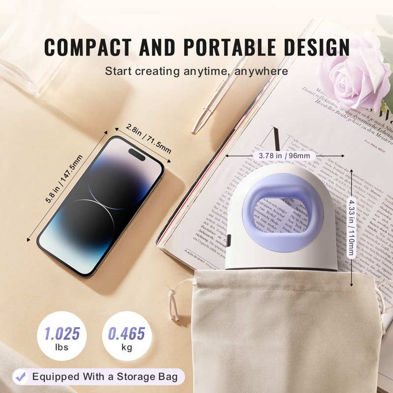 Mini Heat Press Machine Small Portable Heat Transfer Machine Sublimation
