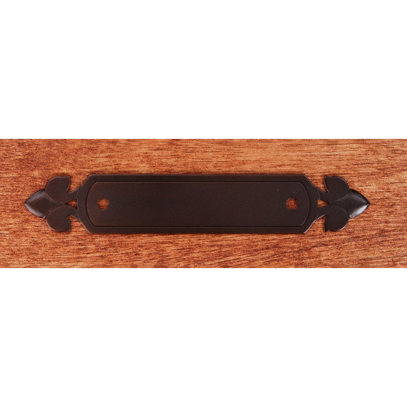 Plaque arrière à tirer avec extrémités de pelle BP Series, Bronze huilé
