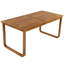 Ensemble de salle à manger 7 pièces pour patio moderne avec bois d'acacia durable et coussins hydrofuges-124955574