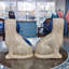Staffordshire Dogs Blue Pair