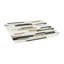Reign Natural Stone and Glass Beveled Tile Mosaic Sheet-66075800