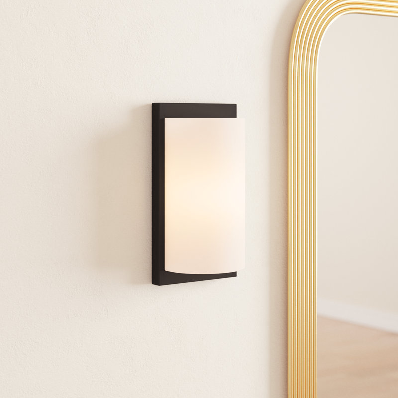 Flaire Flush Mounted Sconce, English Bronze