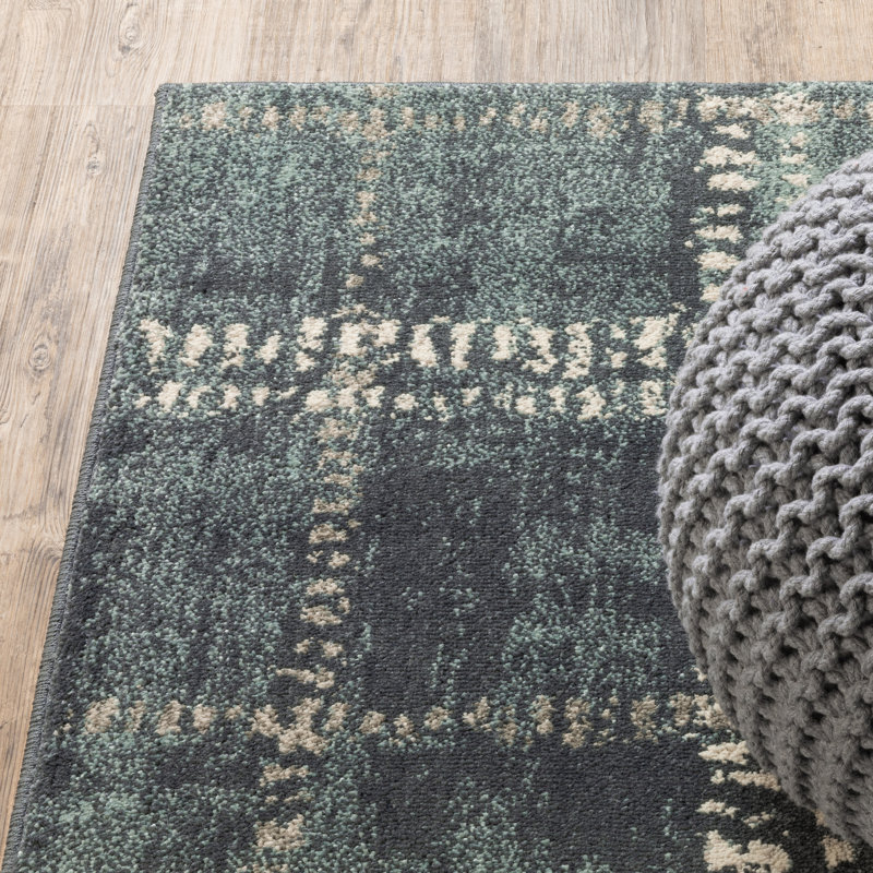 Tapis bleu Tornblom, Rectangle 2 pi x 3 pi