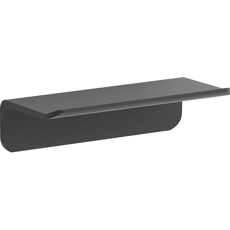 Tablette de douche Choreograph, Noir mat
