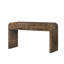 Console 2 tiroirs en bois massif Amandine-2006993594