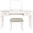 Bedroom Dressing Table With Mirror - Mirrored Makeup Vanity Easy-maintain And Piece Desk For Stool Easy Paint Surface