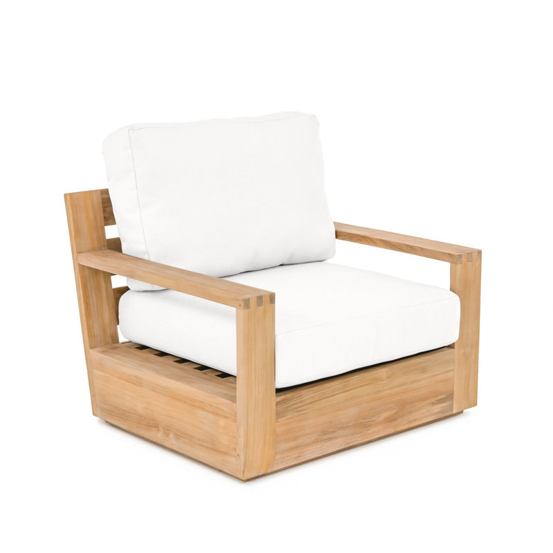 Caldas Outdoor Lounge Chair, Natural