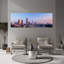 Twilight Skyline Atlanta Georgia USA 1 Piece Wrapped Canvas Panoramic Wall Art-1367171130