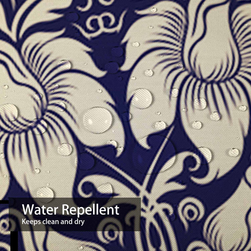 Rideau de douche Damask Floral, L 72 po x l 72 po