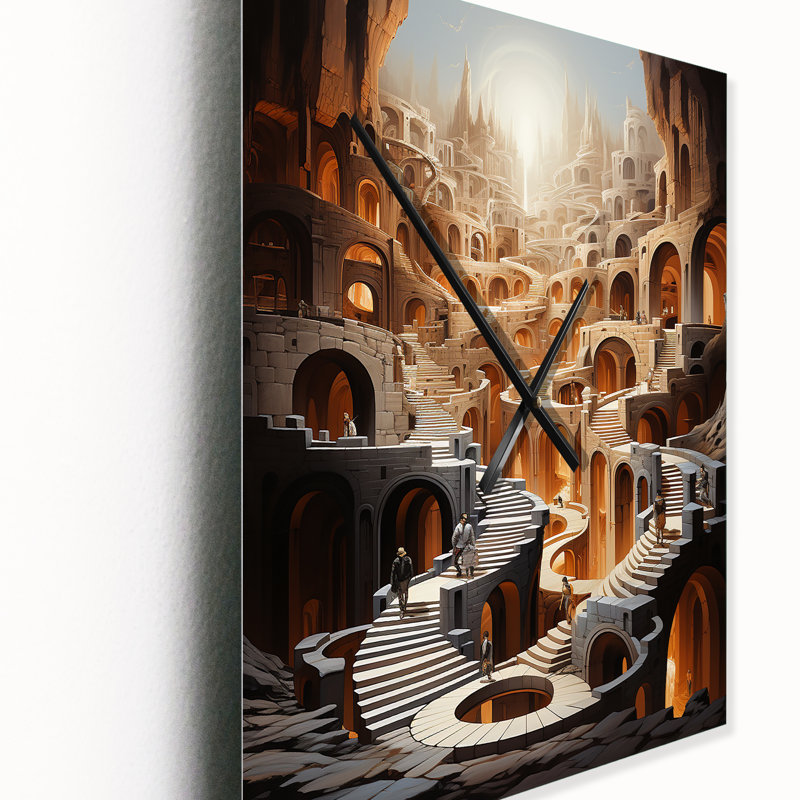 Horloge murale moderne Calonder, Grand