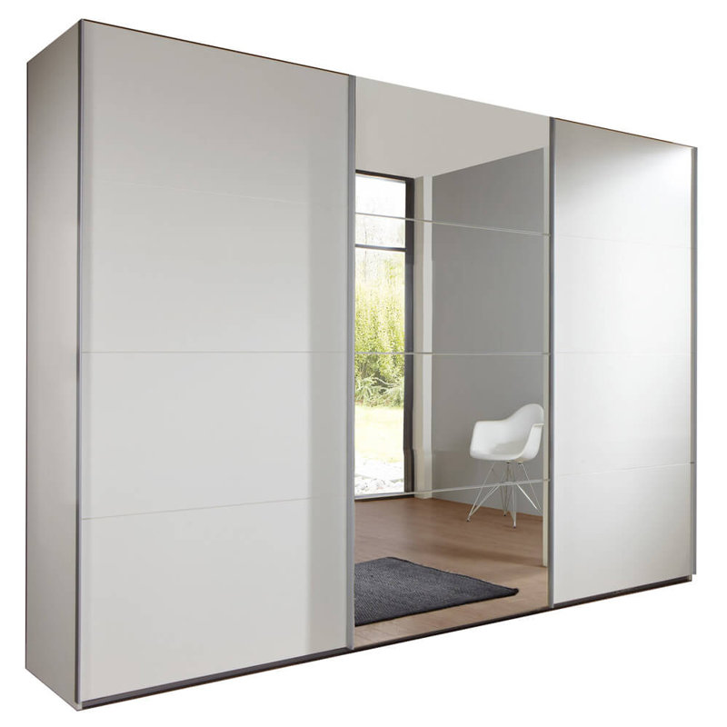 Arthemus 3 Door Manufactured Wood Wardrobe