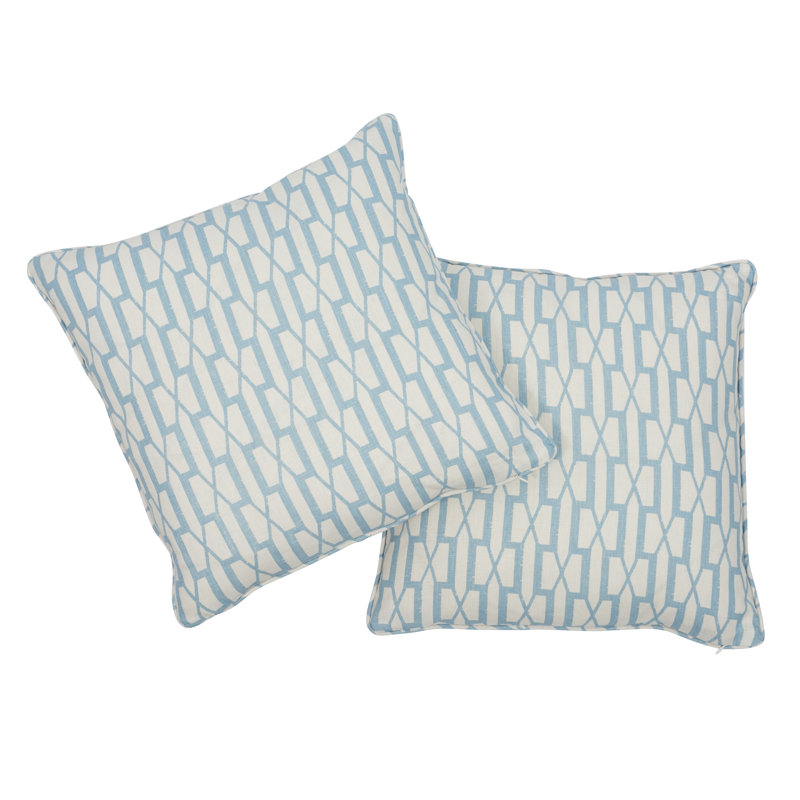 Schumacher x Veere Grenney Belvedere Pillow, 18" x 18"