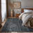Contemporary Stripe Arch Design Area Rug-1184244912