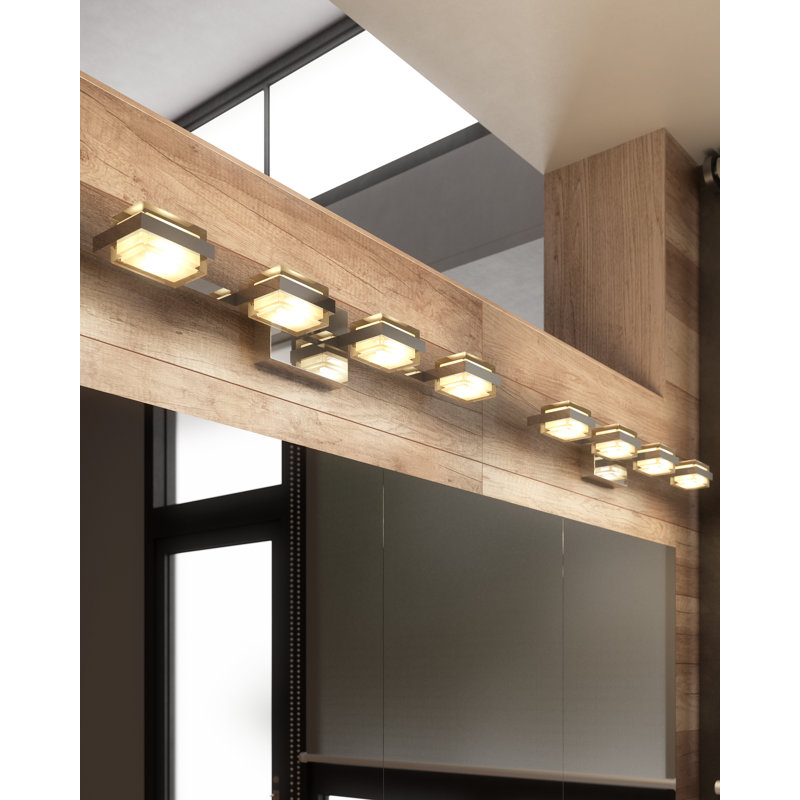 Kamden 4-Light Bath, Natural Brass