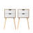 Coldiron Drawer Mid-Century Nightstand-467505842