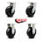 4 Piece Extra Heavy Duty Phenolic Caster Set