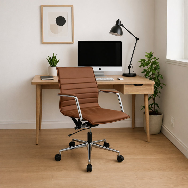 Chaise de bureau Modern Modern, Oui, Brun