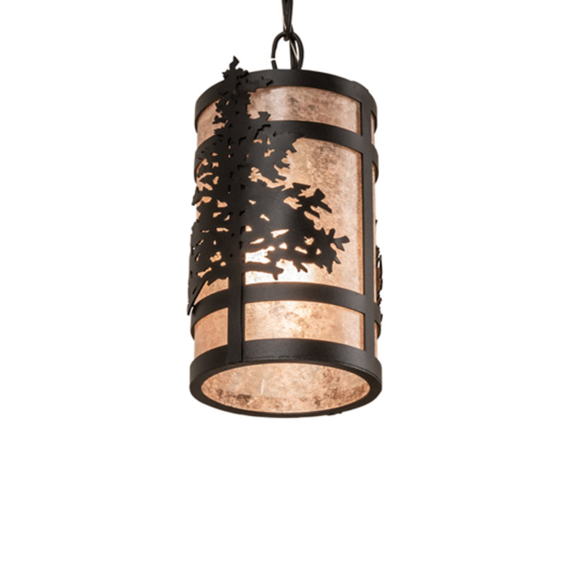 Luminaire suspendu cylindrique 1 lumière Jahyden