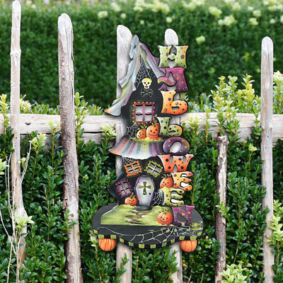 Wood Halloween Decoration
