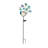 Solar Peacock Thermometer Garden Stake
