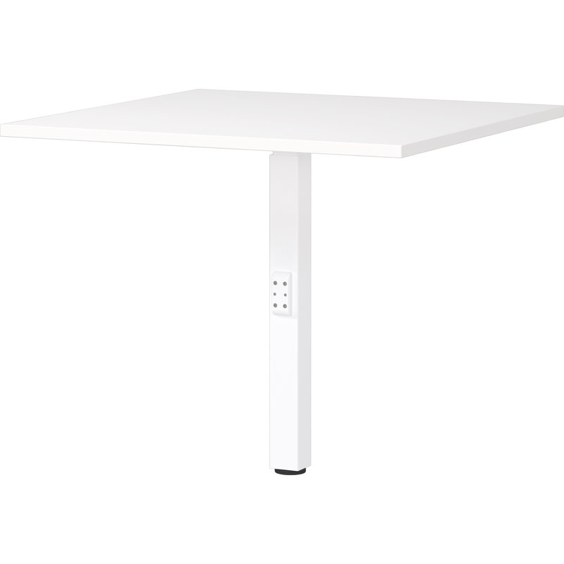 Mastandrea Adjustable Metal Base Standing Desk, White