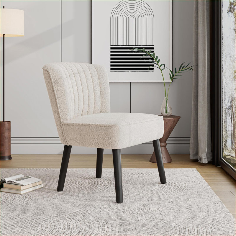 Chaise coquille blanche, Blanc