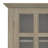 Acadian Solid Wood Transitional Low Storage Cabinet with Glass Doors and Adjustable Shelves-1133608937-1205136826