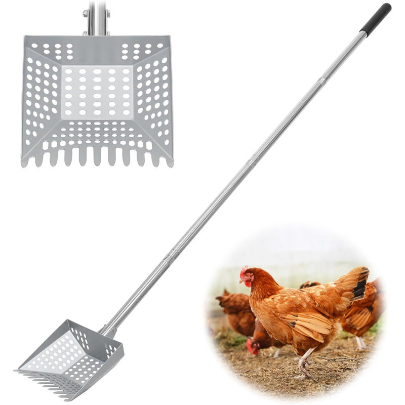 Pelle à merde en acier trempé Poop Scooper