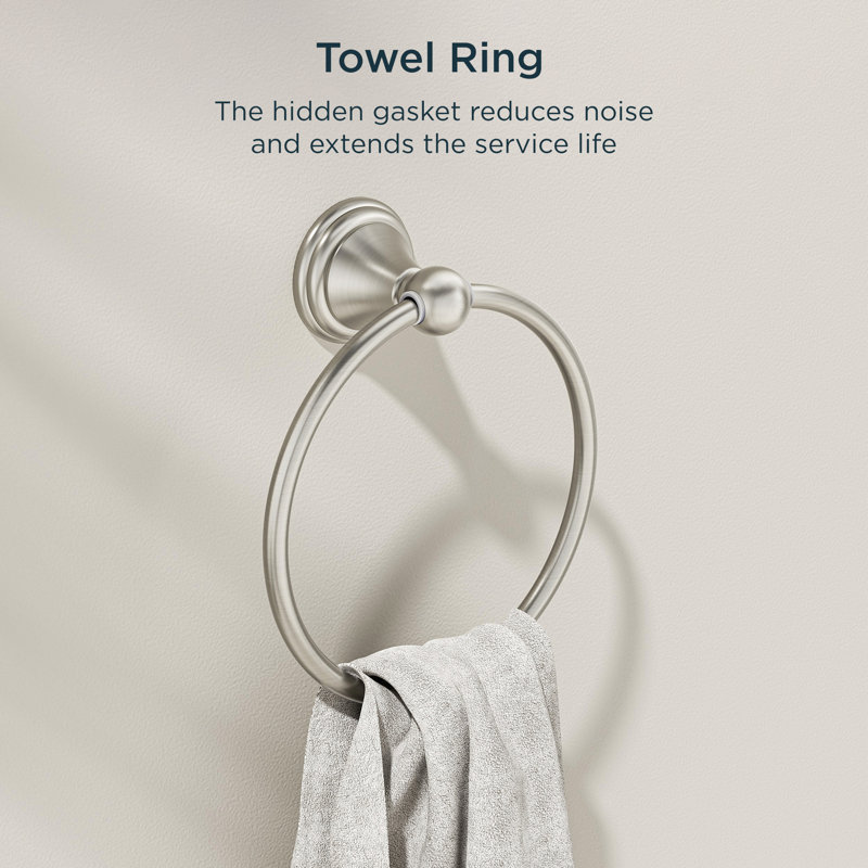 3 - Piece Bathroom Hardware Set, Brushed Nickel