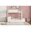 Lit superposé simple au-dessus de simple avec lit gigogne simple, rangement et bureau-114495818-114495823