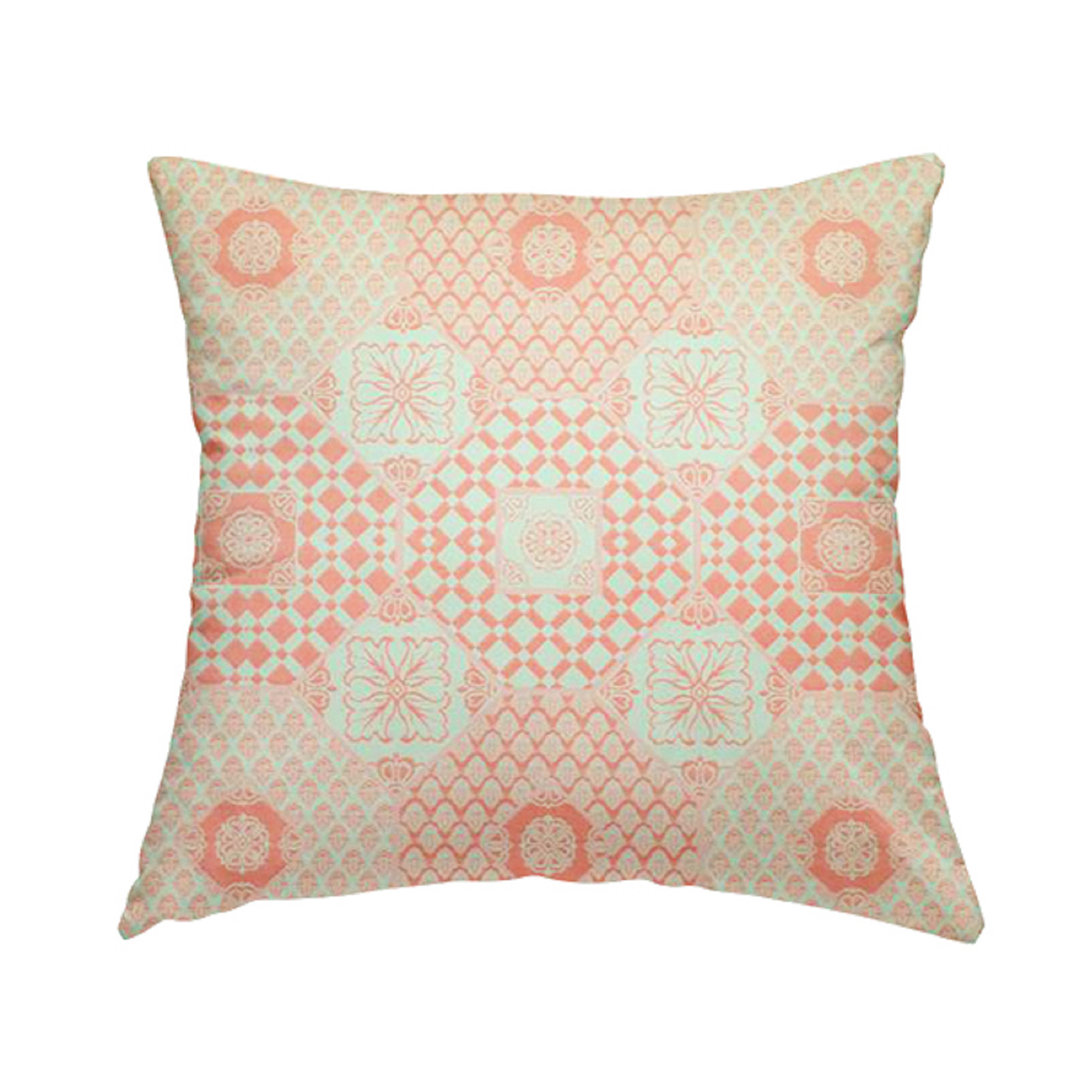 Morse Patchwork Square Cushion