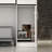 Modern Dual-Color Reception Desk With Storage And Sleek Design
