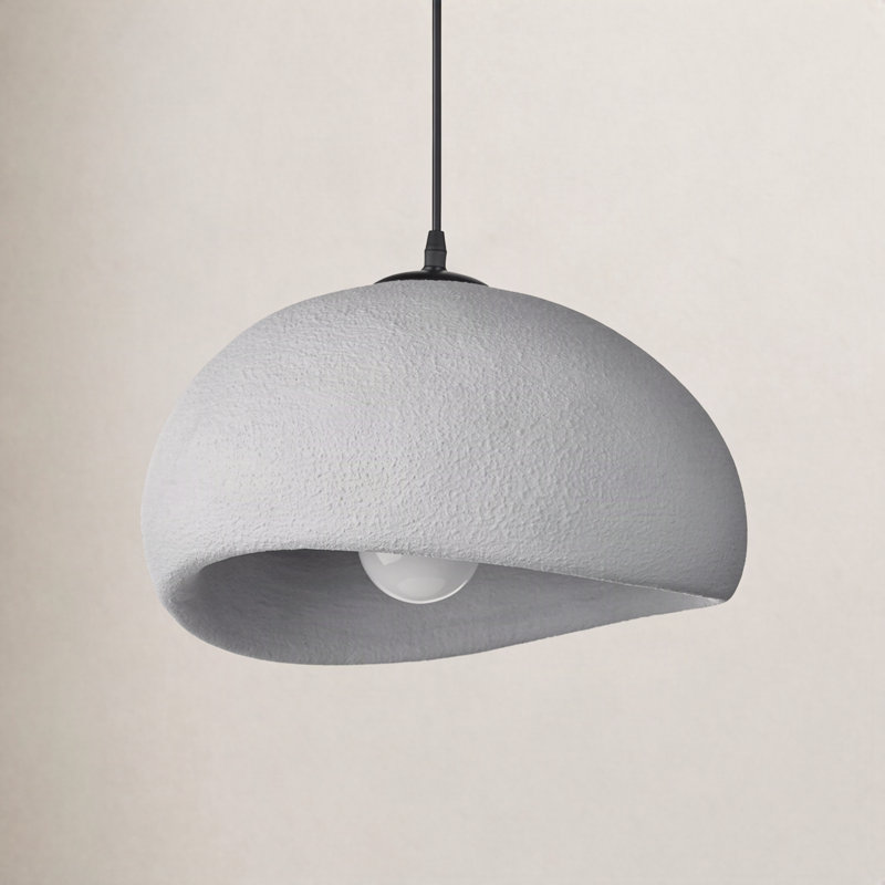 Prim 1 - Light Gray Single Pendant, 84" H x 23.62" W x 17.71" D