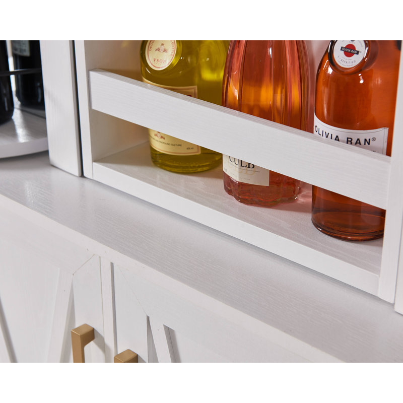 Brierfield 37.8'' Bar Cabinet, White