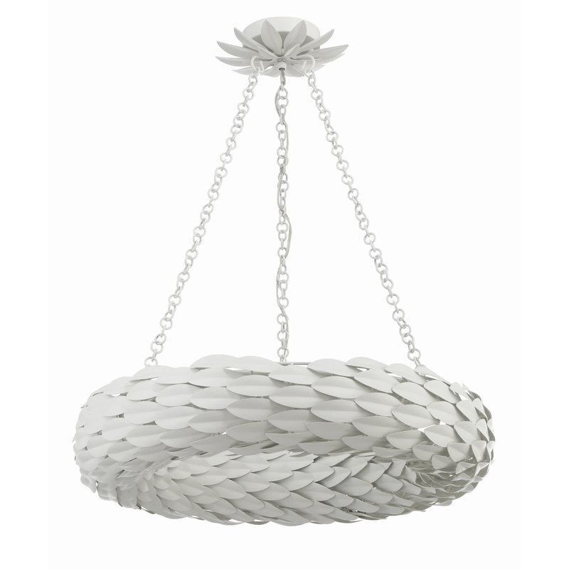 Luminaire suspendu roue de chariot, 6