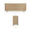 Loren 6 Drawer Dresser Dark Brown-1243592269