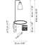 1 - Light LED Wallchiere