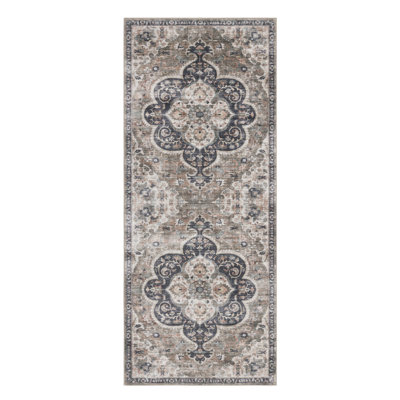Lefkothea Joy Vintage Machine Washable Area Rug