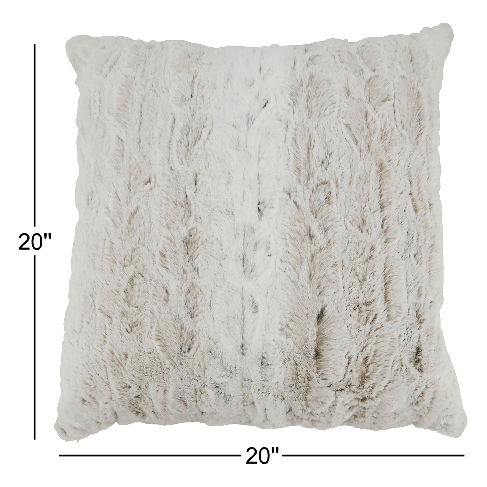 20" x 20" Pillow Cover and Insert, 20"H x 20"W, Square