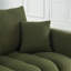 Combo canapé, canapé de salon moderne, canapé en peluche, cadre en bois, mobilier d'appartement