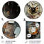 Horloge industrielle chic I - Montres - Décoration murale en métal-1817597758