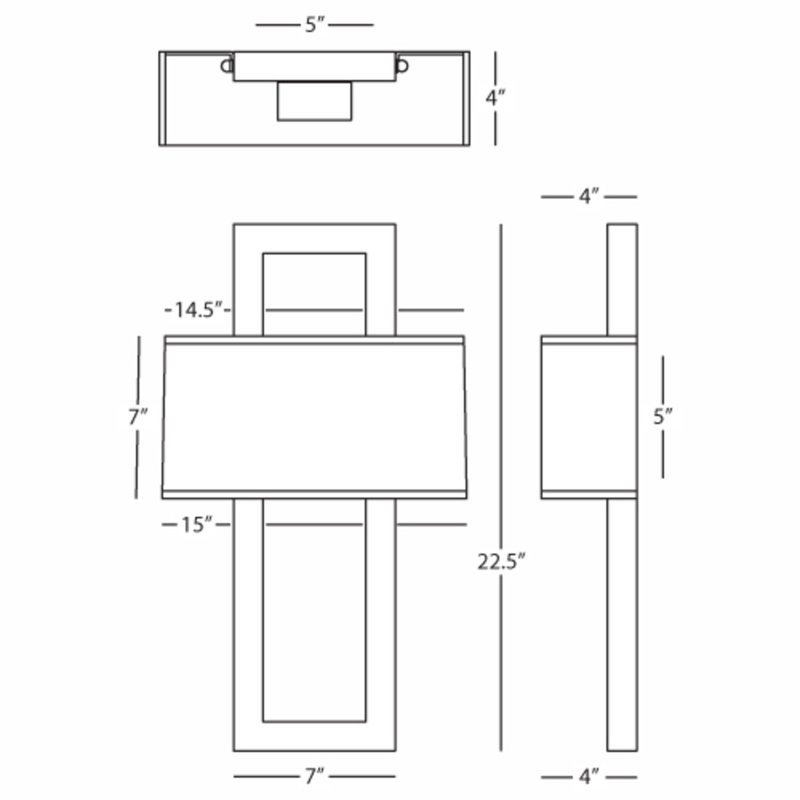 Doughnut 2 - Light Flush Mounted Sconce