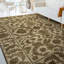 Tapis ivoire noué à la main de haute qualité