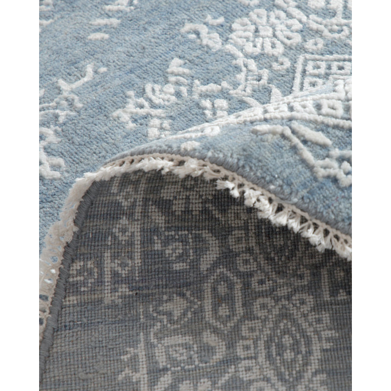 Modern One-of-a-Kind 8' Hand Knotted Area Rug