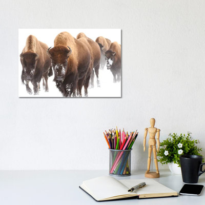 Winter Strole by Brian Wolf - Wrapped Canvas Print