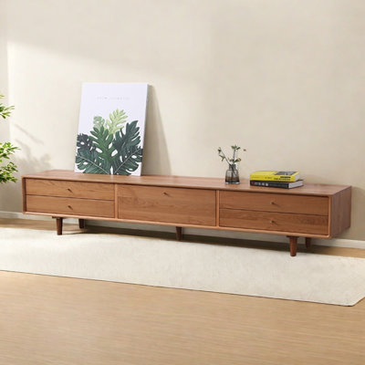 Modern Simple Cherry Wood TV Stand