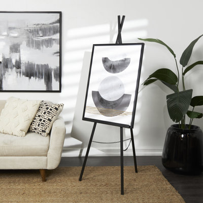 Cole & Grey Folding Adjustable Metal Tripod Easel